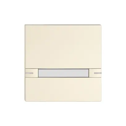 Pulsante 1/1 EDIZIO.liv KNX e UNI c.SNAPFIX® c.LED&targhetta 2×com.semplice cr 