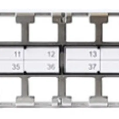 Panneau patch 19" Dätwyler PP KS 1UH blindé pour 48×Keystone 