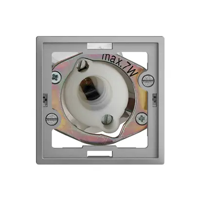 Lampada spia INC EDIZIOdue silver 5W senza calotta piatta 