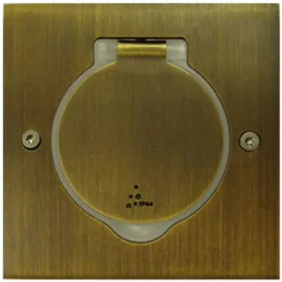 Presa da suolo Arnould ART, quadrato, 1×T13, zama, bronzo 