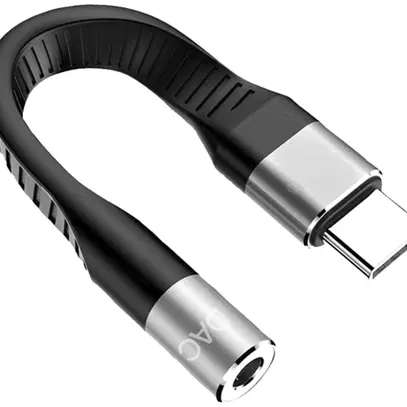 Cavo adattatore ROLINE USB-C → jack 3.5mm stereo a 3 poli nero 0.1m 