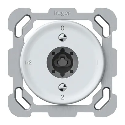 Interruttore a chiave INC origin comm.serie 1/1L 16A 250V 0-1-2-1+2 77×77mm bi 
