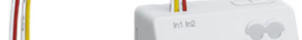 Entrée binaire double+sortie commutateur KNX RF INC TRM693G 