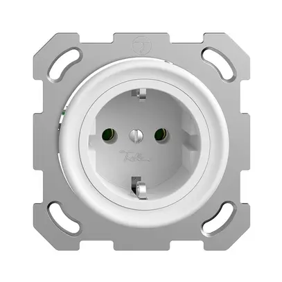 Presa SCHUKO INC Sdue QM 16A, 250VAC, L+N+PE bianco 