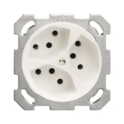 Presa INC FH PM 3×T13 bianco 