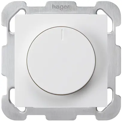 Variatore rotativo universale INC Hager kallysto 20…400W/VA bianco 