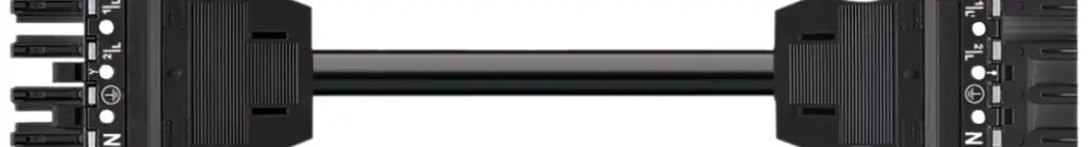 Cavo di connessione WINSTA MIDI 4×1.5mm² 16A 400V 8m cod.A nero 