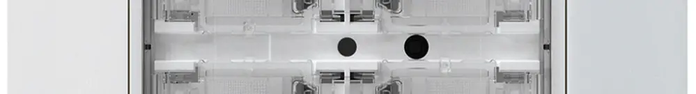 UP-Taster KNX KTR f.4×Tasten 4×Betätigungspunkte LED weiss 