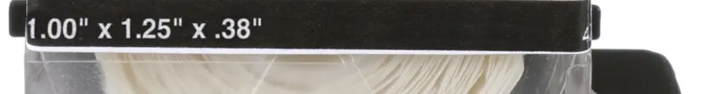 Cassetta di etichette Panduit MP, autolaminante, 25.4×31.8mm chiaro/bianco 