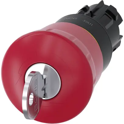 Pulsante Siemens SIRIUS ACT ISO serratura RONIS Ø40mm rosso plastica 