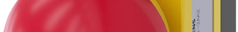 Contatto a fungo Siemens SIRIUS ACT, 1Ch+1R, metallo rosso/giallo 