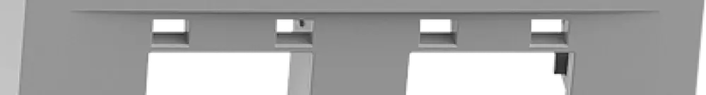 Kit montaggio EDIZIOdue, con cappa di uscita obliqua, per 2×RJ45, grigio chiaro 