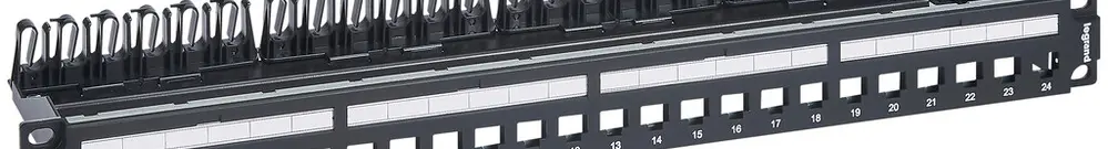 Pannello patch RJ45 Legrand Linkeo 24 moduli Keystone 