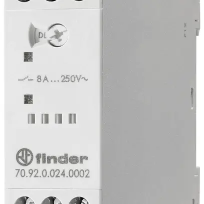 Relais thermistance AMD Finder 70.92, pour PTC, 24VUC, 6 fonctions, 2C 