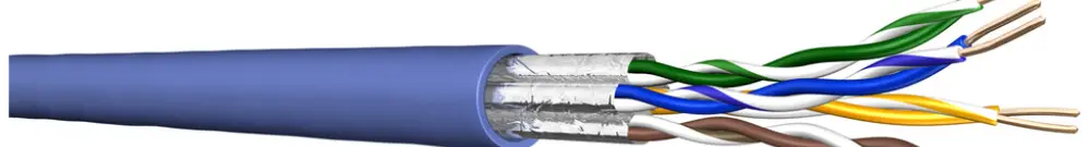 Installationskabel Prysmian Draka UC500 Kat.6A U/FTP, LSZH blau Dca 