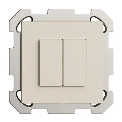 Stazione secondaria per interruttore INC 2c/2t WLAN Edue Wiser crema 