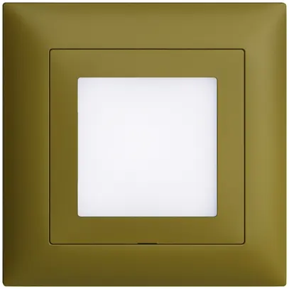 Kit frontale INC EDIZIOdue olive 88×88mm per lampada LED 