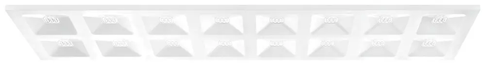 Plafonnier INC LED Sylvania Quadro 34W 4650lm 840 IP40 1195×395mm blanc 