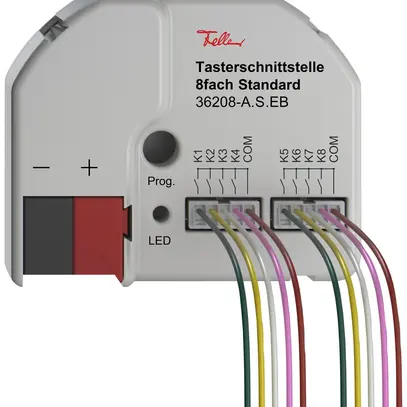 Tasterschnittstelle Feller Standard KNX Secure 8× 44×36×16mm IP20 