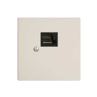 Boîte 1×RJ45/u 8P EDIZIOdue crema, R&M swissline 