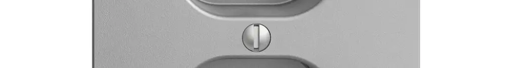 Placca frontale 2×T13 EDIZIOdue silver 