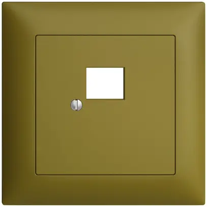 Kit frontale INC EDIZIOdue olive 88×88mm 1×RJ45 