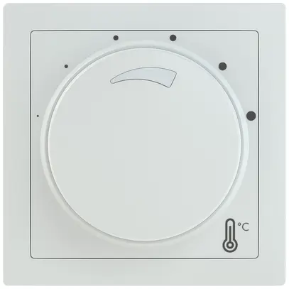 Thermostat d'ambiance AP ABB SIDUS chauffage NO/NC 230VAC/10A 5…30°C bc 