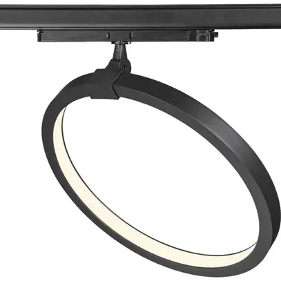 Spot LED SLV 3~ ONE 40 TRACK DALI 15.2W 670lm 4000K 170° Ø400mm noir 