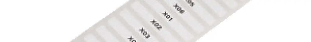 Etikettenrolle WAGO 5×35mm weiss 3000 Stk./Rolle, unbedruckt 