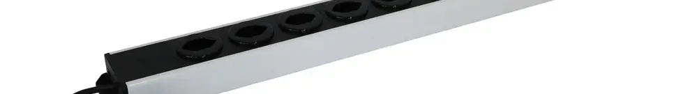 Presa multipla MH POWER LINE 10A 12×T13 1.5m grigio-nero 