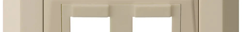 Kit de montage ENC kallysto.line 2×Keystone beige 