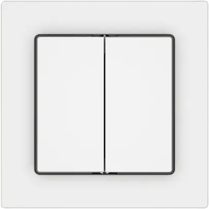 Tasto a pulsante EDIZIO.liv SNAPFIX® 2×AR/1P bi 