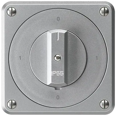 Interrupteur rotatif ENC robusto IP55 schéma 0/1P aluminium 