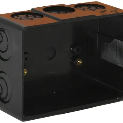 Scatola di passaggio INC Weidmann, vuota, nero 