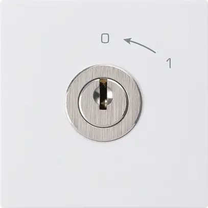 Contact pivotant 0<-1/1L blanc KAL avec serrure Kaba 8 