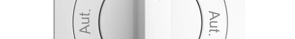 Frontset Aut.-Hand-Aut.-Hand EDIZIOdue 60×60mm weiss 
