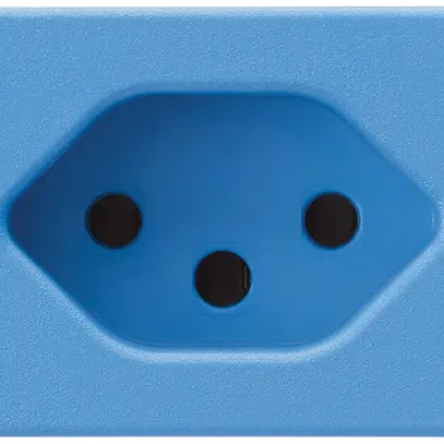 EB-Steckdose FLF Hager Typ 13 blau Schraubklemmen 