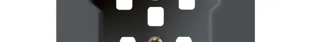 Plaque frontale kallysto T25 anthracite, 60×60mm pour prise T25 