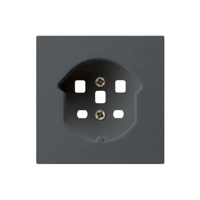 Plaque frontale kallysto T25 anthracite, 60×60mm pour prise T25 