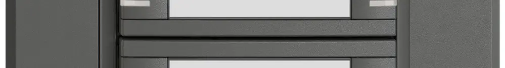 Poussoir KNX RGB ENC EDIZIO.liv SNAPFIX® capteur temp.RGB-LED étiqu.6×com.1T grf 