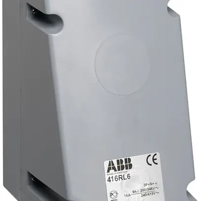 Prise AP CEE 3LNPE16A 346…415VAC IP44, rouge 