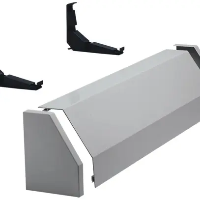 Canale di smistamento Hager univers 4-parti 1050mm grigio 