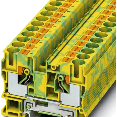 Borne de protection 0.5…16mm² con.Push-in vert/jaune PT 10-PE 