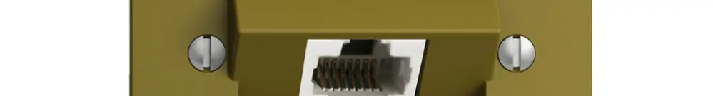 Presa INC 1×RJ45/u 8P ITplus EDIZIOdue olive 