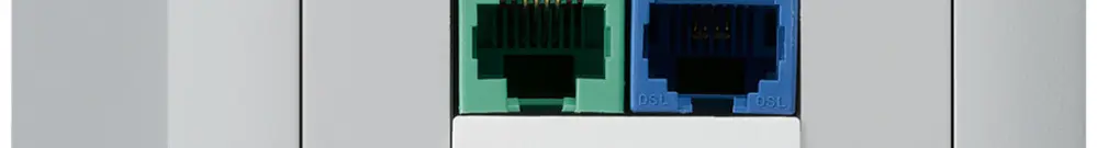 AP-Dose DSL kallysto 2×RJ45 hellgrau 