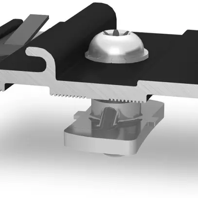 K2 Connecteur transversal InsertionRail anodisé noir 