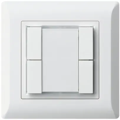 Pulsante multifunzionale INC kallysto.line KNX RF 4×bianco 