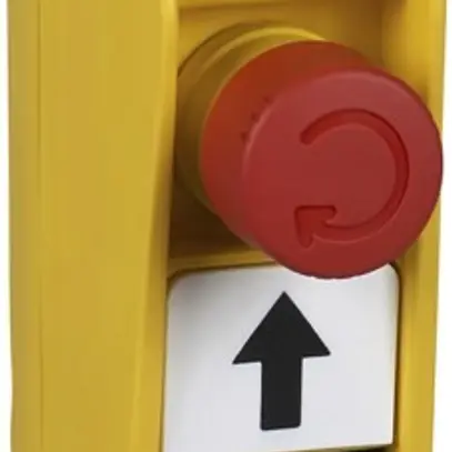 Tasto pendente con bottone di emergenza Schneider Electric XAC giallo 