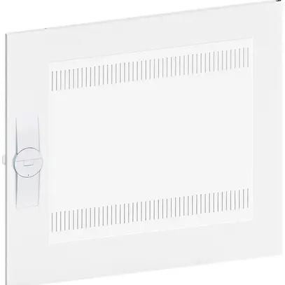 Porte droite avec fentes Hager AP 519×469×12mm IP3X blanc pur 