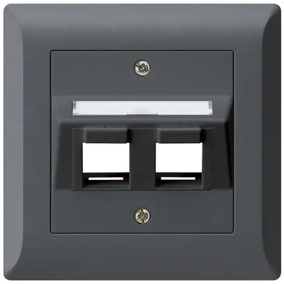 Kit de montage ENC kallysto.line 2×Keystone anthracite 